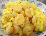 虾仁炒蛋 えびと玉子のふわふわ炒め Fluffy Stir-Fried Shrimp and Eggs（王さん私家菜）