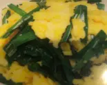 韭菜炒鸡蛋 ニラと玉子のふわふわ炒め Fluffy Stir-Fried Leek and Egg（王さん私家菜）