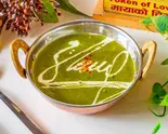ほうれん草チキンカレpalak chiken（インド・ネパールパパのカレー）