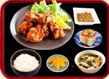 若鶏唐揚げ定食(5個)（大安酒場）