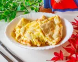 きのこベーコンチーズナンkinokobacon cheese nan（インド・ネパールパパのカレー）