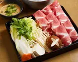 最高級かごしま黒豚セット(1人前) Kagoshima Berkshire Pork Shabu-Shabu(しゃぶ八)