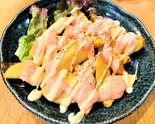 【大人気】フライドポテトの明太マヨソース(餃子工房ちびすけ 梅田総本店)