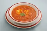 エビとマッシュルームのカレー Shrimp ＆ Mushroom Curry（本格インド・ネパール料理エベレスト）