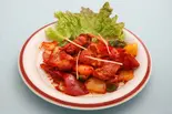 チキンチリ chicken with chili sauce（本格インド・ネパール料理エベレスト）