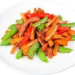 牛肉とエリンギ、ピーマン炒め/杏鲍菇炒牛肉（江記 香港料理 打邊炉）