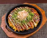 豚玉 Pork Okonomiyaki（博多鉄板ダイニング だいきち Hakata teppan dining daikichi）