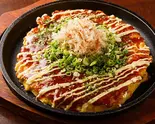和牛スジコン玉 Japanese Beef Tendon and Konnyaku Okonomiyaki（博多鉄板ダイニング だいきち Hakata teppan dining daikichi）