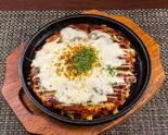 豚チーズ玉 Pork and Cheese Okonomiyaki（博多鉄板ダイニング だいきち Hakata teppan dining daikichi）