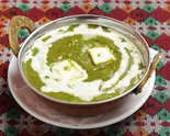 ほうれん草チーズカレー Saag Paneer Curry（INDO ASIAN DINNING DURGA）