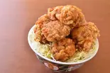 特製からあげ丼約1kg（唐揚げ・とんかつ・ハンバーグ・海鮮のガッツリ丼！ でか盛りご用達一二三亭）