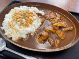 特製ガッツリ激辛チキンカレー1kg（唐揚げ・とんかつ・ハンバーグ・海鮮のガッツリ丼！ でか盛りご用達一二三亭）