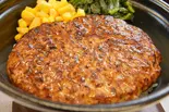 追加のハンバーグ1枚（唐揚げ・とんかつ・ハンバーグ・海鮮のガッツリ丼！ でか盛りご用達一二三亭）