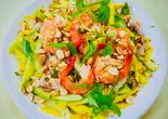 エビ・豚焼肉・マンゴー和え GỎI XOÀI TÔM THỊT NƯỚNG(ベトナム料理チェーサインレストラン)
