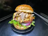 沖縄チキンハンバーガー（"DonTacos Tacosrestaurant＆Bar 仙台店 "）