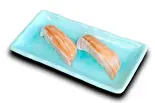トロサーモン(2貫)（魚河岸のすし えびす 水道筋店）