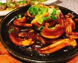するめいか肝焼き（広島のお好み焼きK）