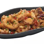 タイ風イカの塩唐辛子炒め ปลาหมึกคั่วพริกเกลือ（【タイ料理】マラコー MARAKO THAI FOOD）