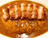 豚バラスパイシー揚げカレー（日乃屋カレー行徳店）
