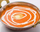 バターチキンカレーとプレーンナン又はライス（インド料理 EVEREST）
