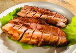 厚切り！！炙りベーコン（焼肉チョモランマ 武蔵小杉店）