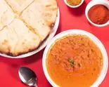 インド豆カレー Indian Bean Curry+チーズナンCheese nann（ユー＆マタ）