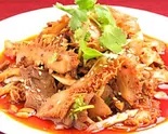 牛ハチノスと牛肉の四川風和え(夫妻肺片)（金福楼）