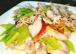 アメフラシと野菜炒め(清炒海兎)（金福楼）