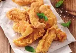 白身魚の塩胡椒揚げ(椒塩魚条)（金福楼）