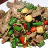 羊肉の青唐辛子炒め（向陽飯店 町田店）