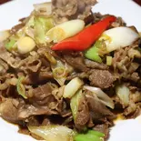 羊肉と長ネギの炒め（向陽飯店 町田店）