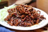 豚肉の中華味噌炒め(京醬肉絲)（金福楼）