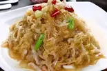 漬け白菜と春雨炒め(酸菜炒粉)（金福楼）