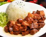 豚角煮丼(紅焼肉盖飯)（金福楼）