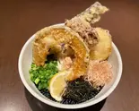 野菜天ぶっかけ（うどん たまたま）