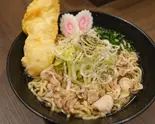 肉中華(冷)とり天乗せ（肉蕎麦 かわしょう）