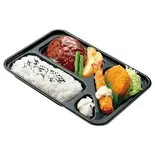 スペシャルデミグラスハンバーグ弁当（本家かまどや 天満店）