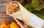 ロールケバブセット(チキン) Roll Kebab Set(Chicken)（シリザ アジアンフード ケバブ）