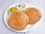 2 カレー・プーレイセット/2 curry Poori set（南インドレストランMARUDHU）