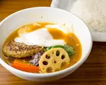 ハンバーグと野菜のスープカレー Hamburg Steak and Vegetable Soup Curry（SHANTi 上板橋店）