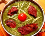 サグマトンカレー / Sag Mutton（インド料理屋JAGA 新丸子店）