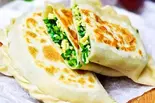 自家製ニラパイ1個(韭菜盒子)（胡桃李小籠館東口店）