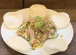 豚ガツのサラダ【ゴイ・バオ・トウ】 Goi bao tu（NIEU QUANレストラン）