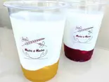 自家製ソースのミルクドリンク 【ベリーミックス】（【自家焙煎珈琲とバインミーのお店】Mano a Mano）