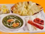 肉チーズナンセットNiku Cheese Naan set（インドネパールレストラン）