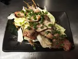若鶏の塩にんにく焼き(居酒屋栄ちゃん)