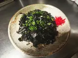 イカスミ焼きそば(居酒屋栄ちゃん)