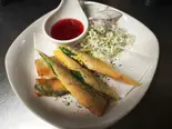 アスパラチーズ包み揚げ(居酒屋栄ちゃん)