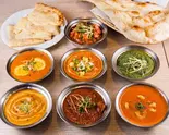 お好みナン＆お好みカレー(シーフード) Choice of Naan ＆ Curry (Seafood)（インド料理 フォーシーズンミラン 六本松店）
