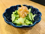 みょうがきゅうりコリコリ(梅水晶)(麺酒場ひかる)